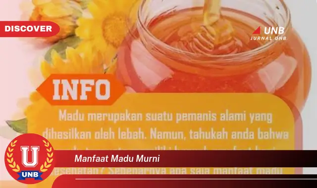 Intip Manfaat Madu Murni Yang Bikin Kamu Penasaran