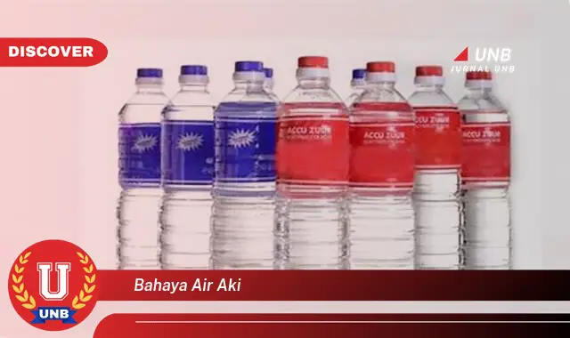 Ketahui 10 Bahaya Air Aki yang Wajib Diketahui