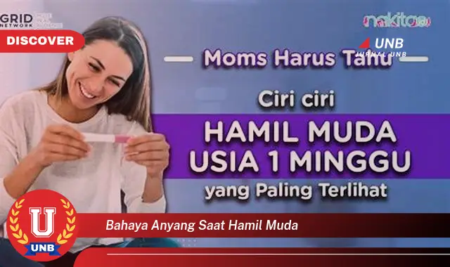 bahaya anyang saat hamil muda