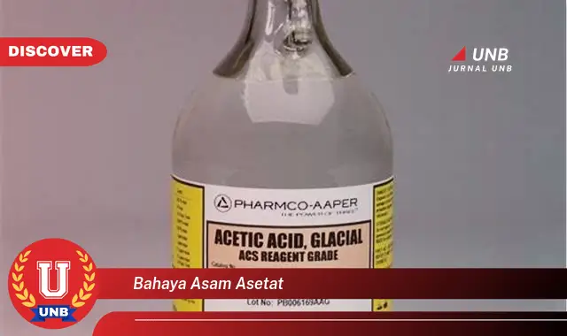 bahaya asam asetat
