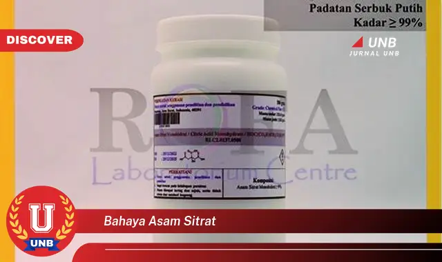bahaya asam sitrat