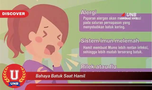 bahaya batuk saat hamil