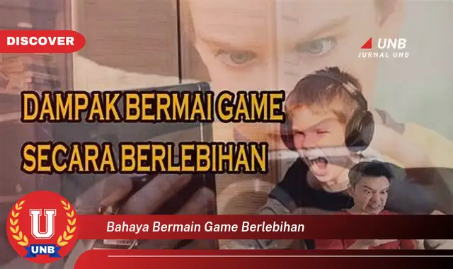 bahaya bermain game berlebihan