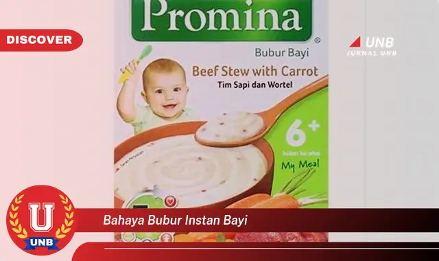 bahaya bubur instan bayi