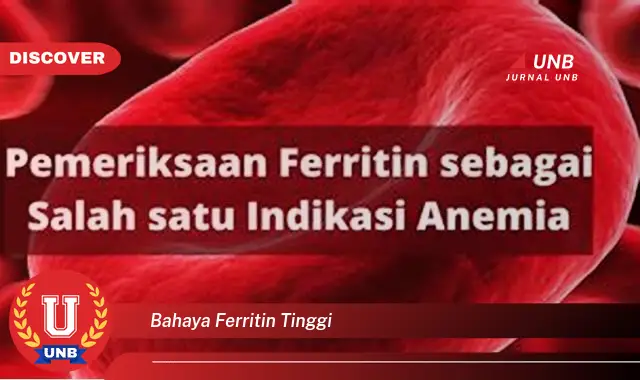 bahaya ferritin tinggi