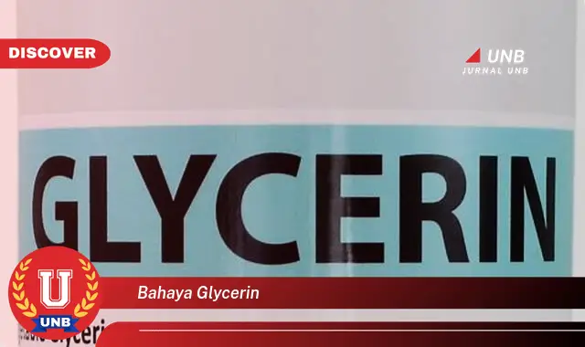 bahaya glycerin bahaya glycerin