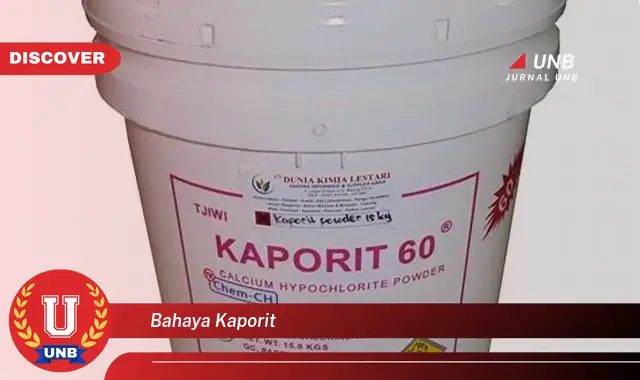 bahaya kaporit bahaya kaporit