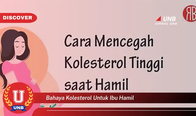 bahaya kolesterol untuk ibu hamil