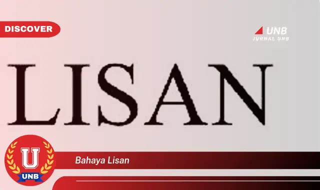 bahaya lisan bahaya lisan