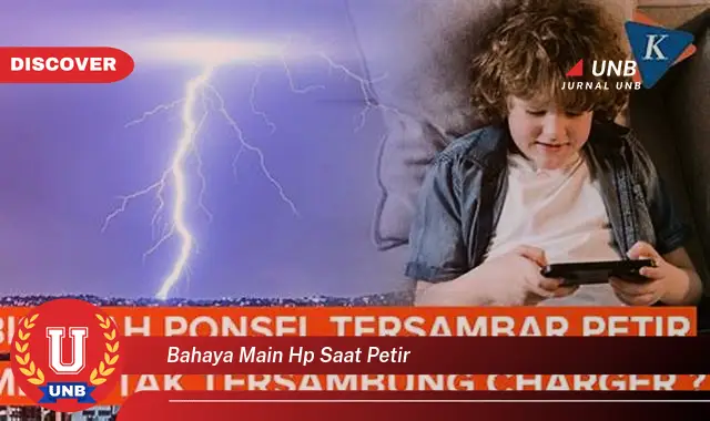 bahaya main hp saat petir