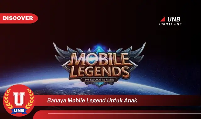 bahaya mobile legend untuk anak