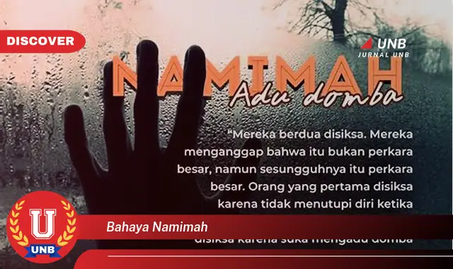 bahaya namimah