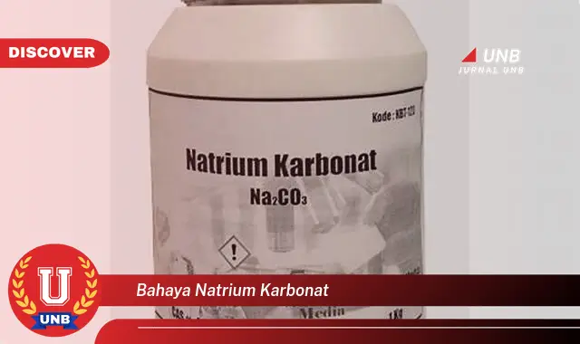 bahaya natrium karbonat