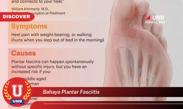 bahaya plantar fasciitis