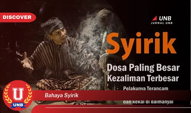 bahaya syirik bahaya syirik