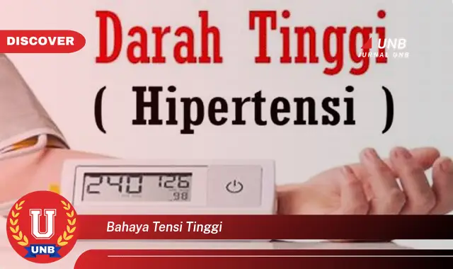bahaya tensi tinggi bahaya tensi tinggi