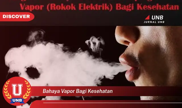 bahaya vapor bagi kesehatan