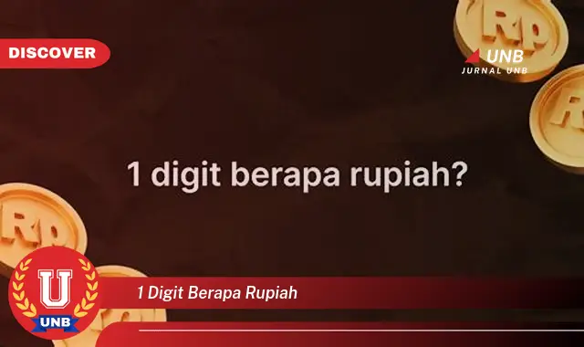 1 digit berapa rupiah