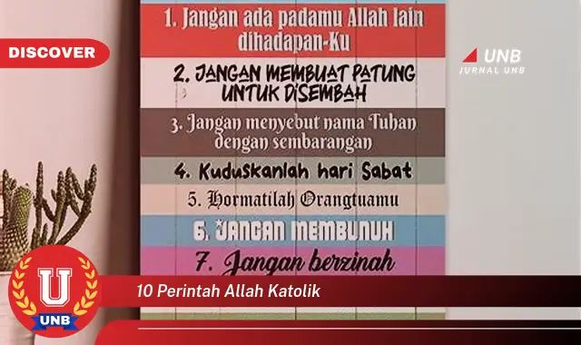 10 perintah allah katolik