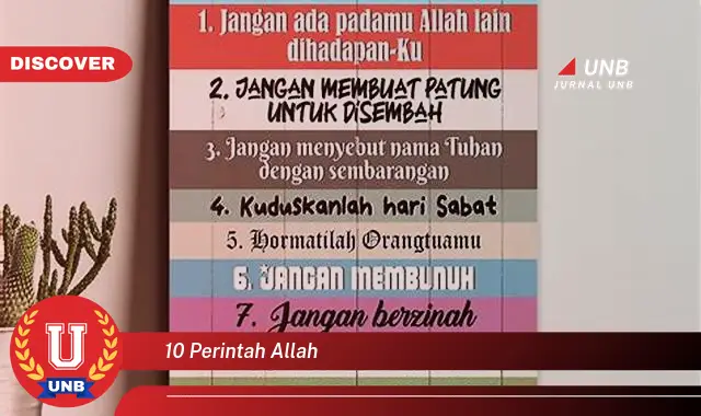 10 perintah allah