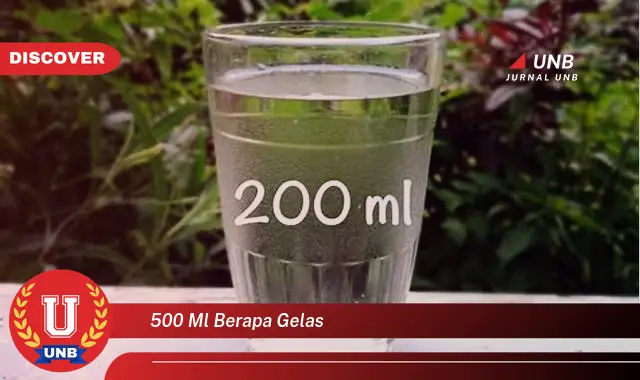 500 ml berapa gelas