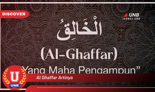 al ghaffar artinya