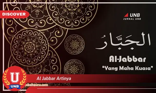 al jabbar artinya