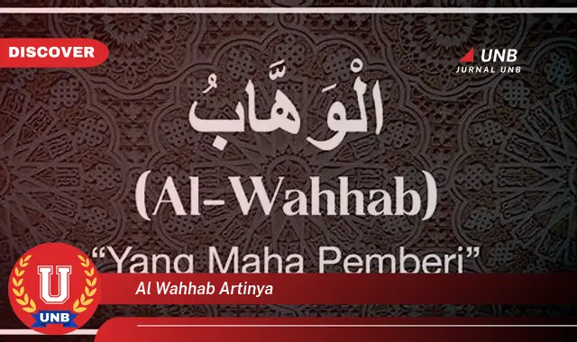 al wahhab artinya