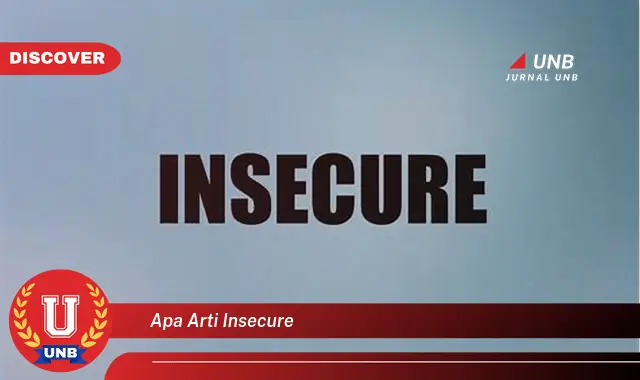 apa arti insecure