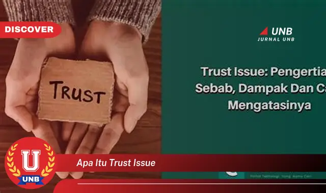 apa itu trust issue