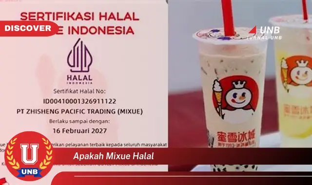 apakah mixue halal