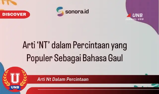 arti nt dalam percintaan