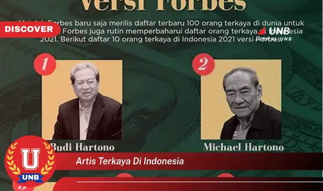 artis terkaya di indonesia