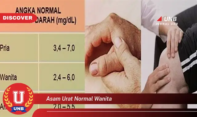 asam urat normal wanita