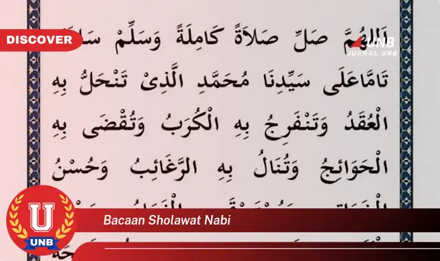 bacaan sholawat nabi