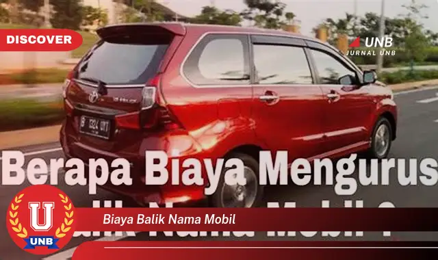 biaya balik nama mobil