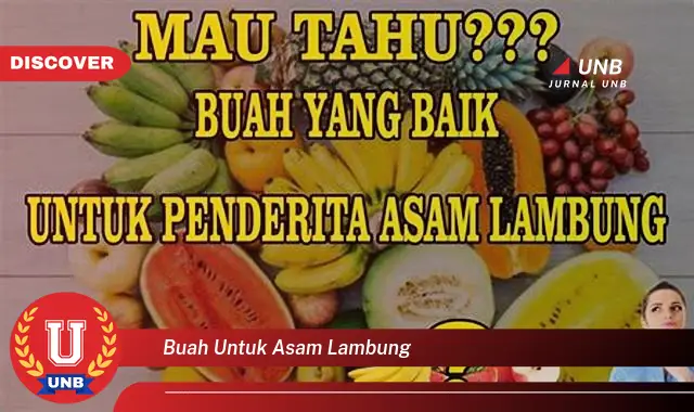 buah untuk asam lambung