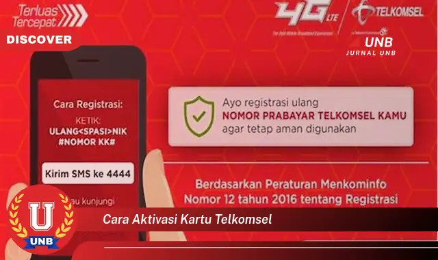 cara aktivasi kartu telkomsel