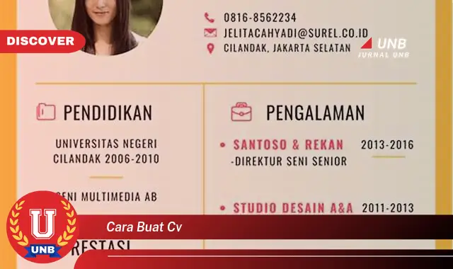 cara buat cv