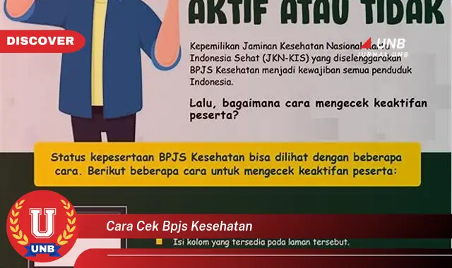 cara cek bpjs kesehatan