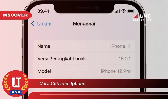 cara cek imei iphone