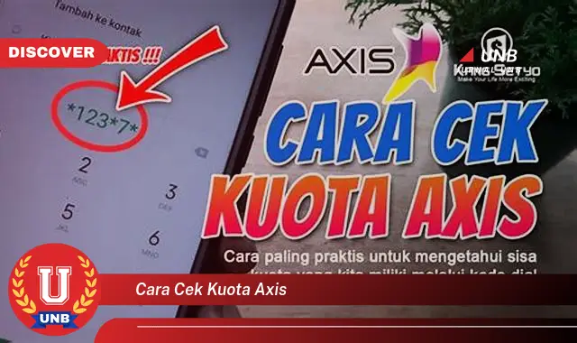 cara cek kuota axis