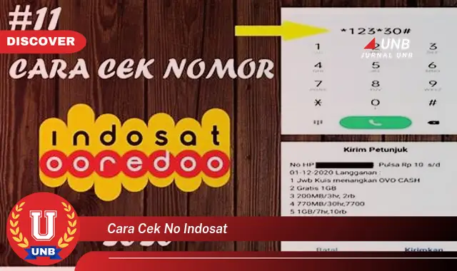 cara cek no indosat