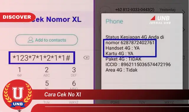 cara cek no xl