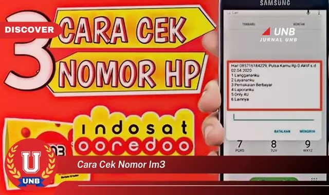 cara cek nomor im3