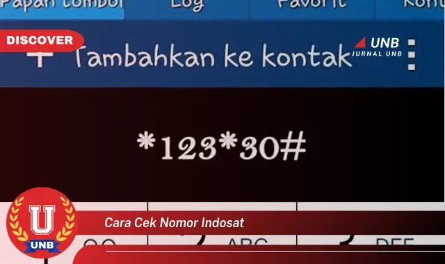 cara cek nomor indosat