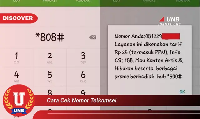 cara cek nomor telkomsel