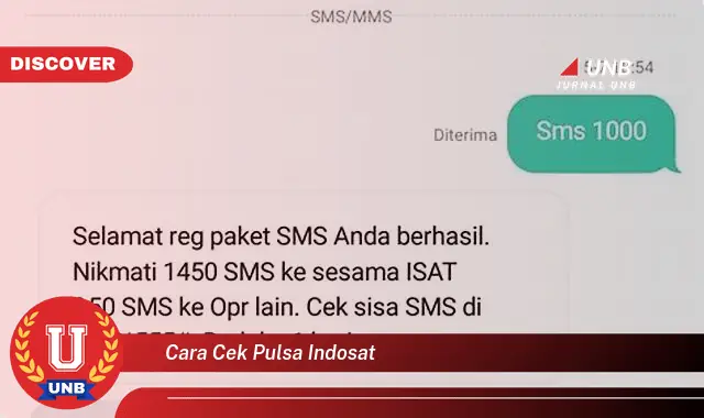 cara cek pulsa indosat