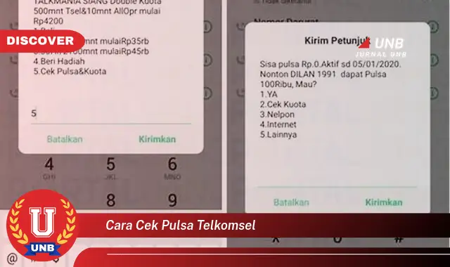 cara cek pulsa telkomsel