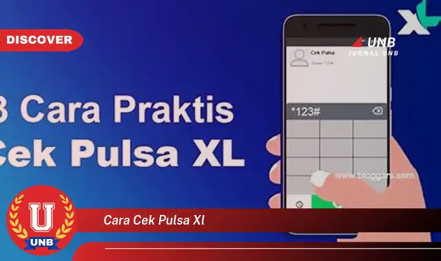 cara cek pulsa xl